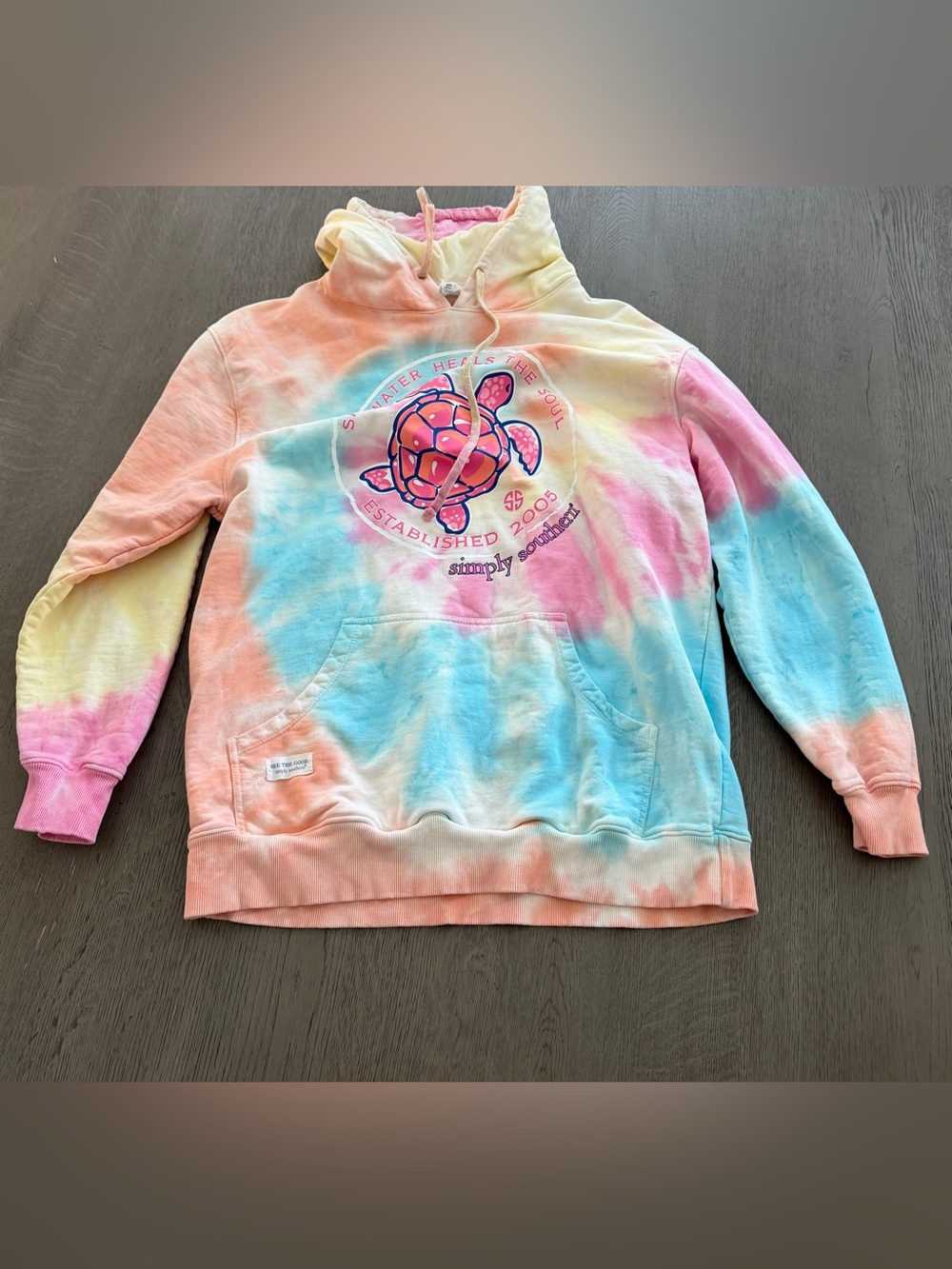 Simply Southern Graphic Print Hoodie Size XL